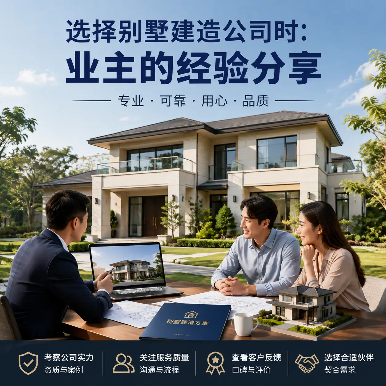 选择别墅建造公司时: 红花岗 业主的经验分享