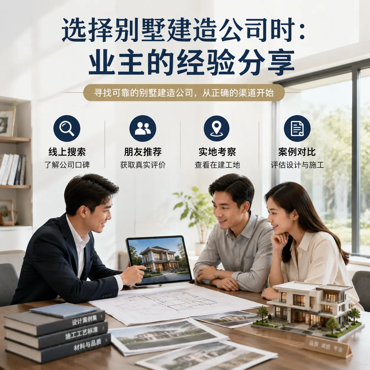 选择别墅建造公司时: 红花岗 业主的经验分享