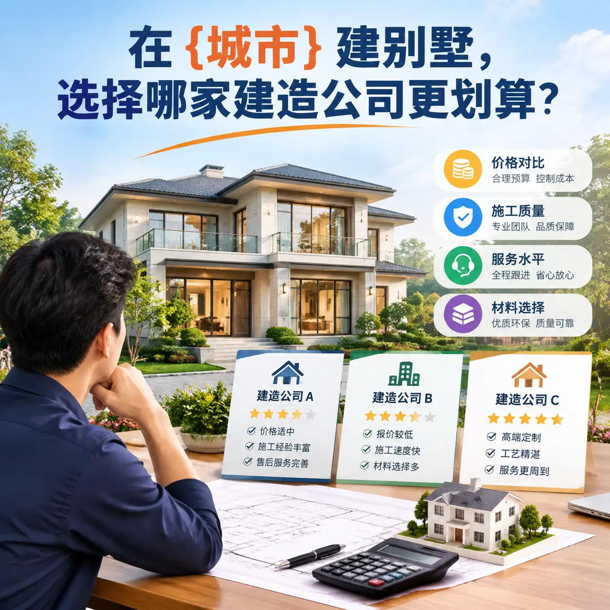 在 红花岗 建别墅，选择哪家建造公司更划算？
