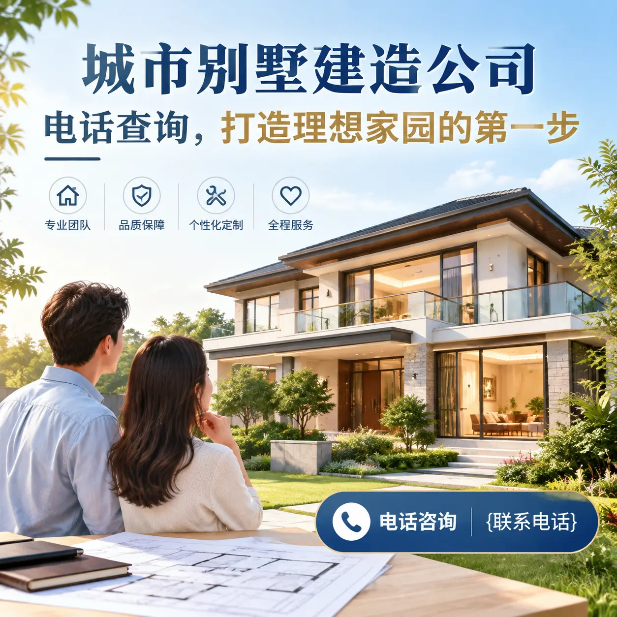 红花岗别墅建造公司电话查询，打造理想家园的第一步