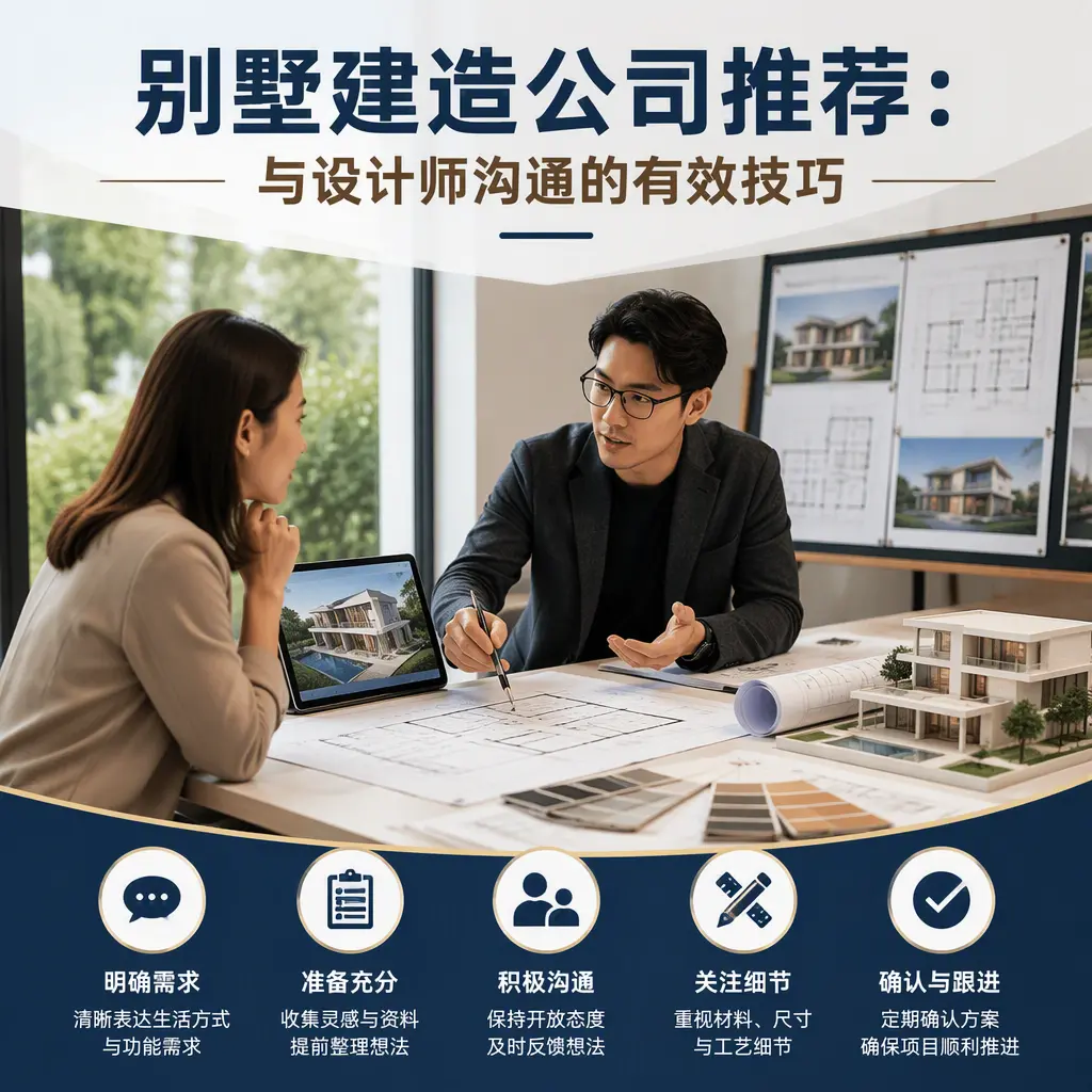 别墅建造公司推荐：与设计师沟通的有效技巧在 红花岗