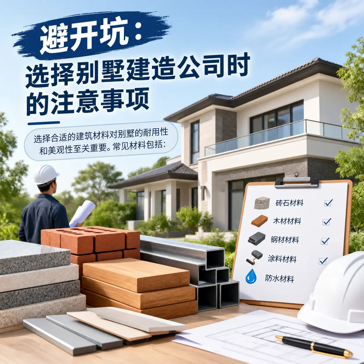避开坑：选择 红花岗 别墅建造公司时的注意事项