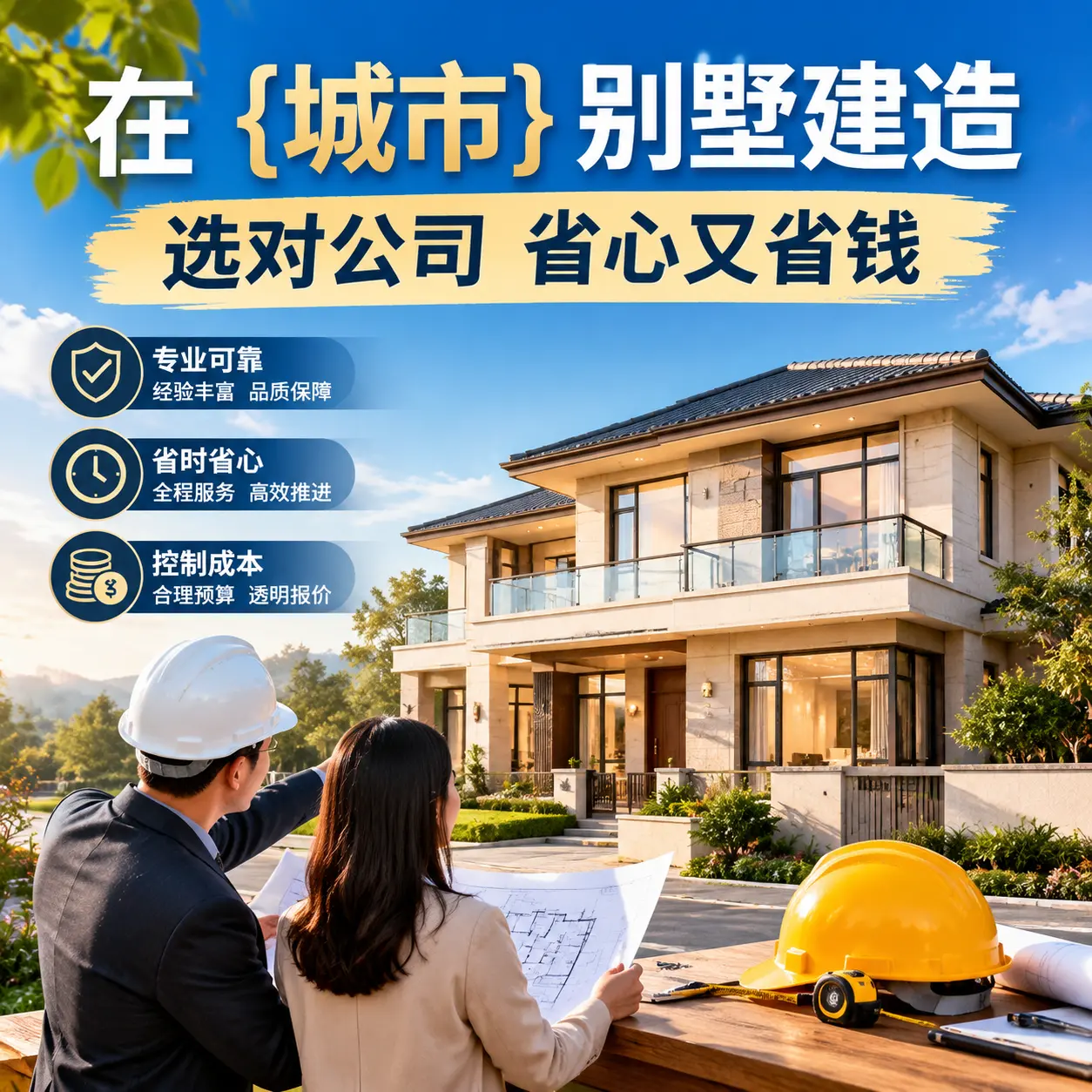 在 红花岗 别墅建造,选对公司省心又省钱