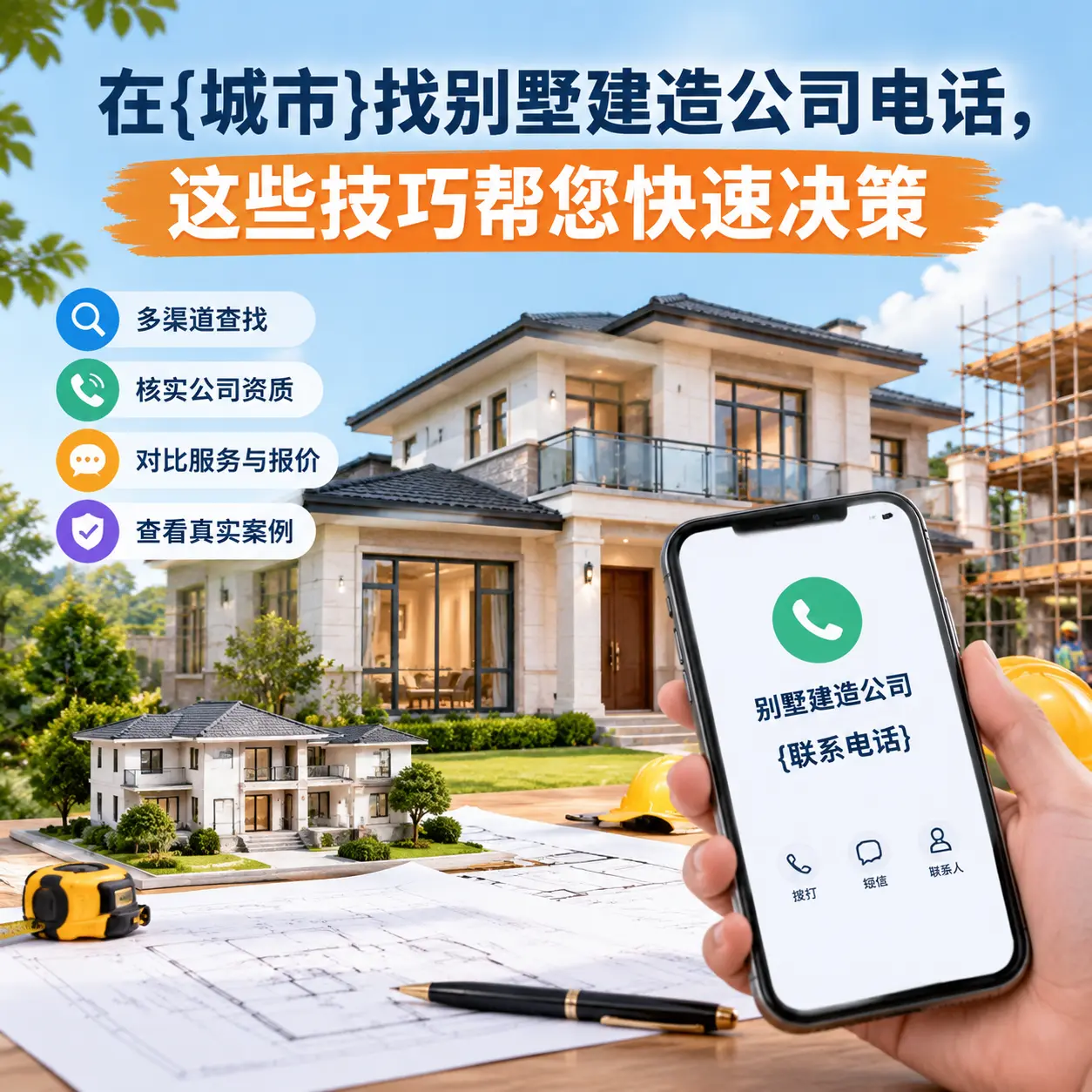 在红花岗找别墅建造公司电话,这些技巧帮您快速决策
