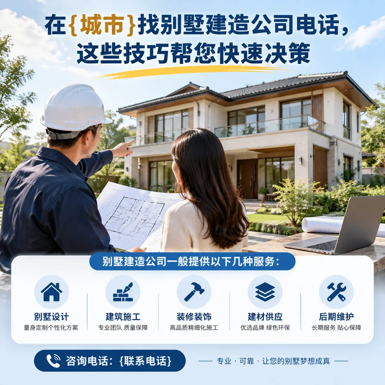 在红花岗找别墅建造公司电话,这些技巧帮您快速决策