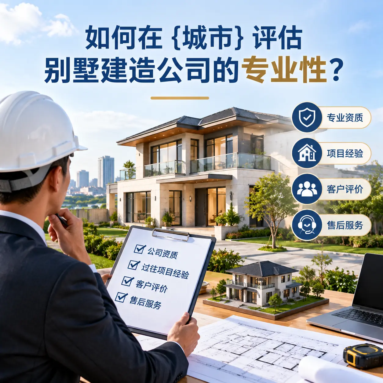 如何在 红花岗 评估别墅建造公司的专业性?