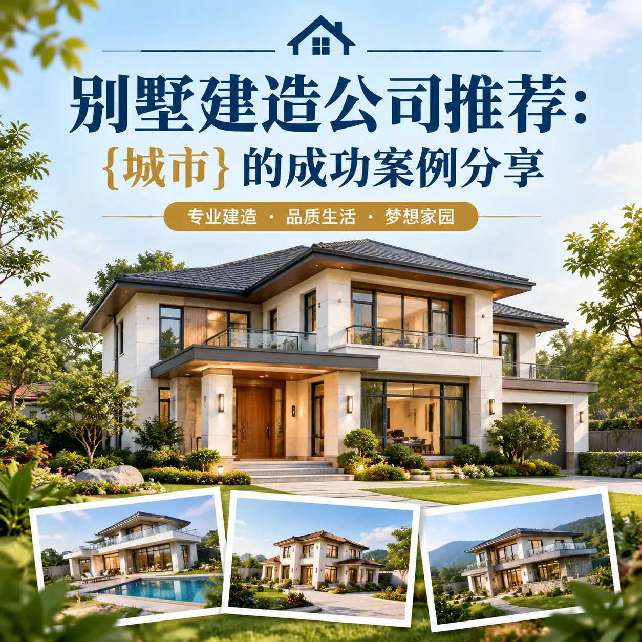 别墅建造公司推荐: 红花岗 的成功案例分享